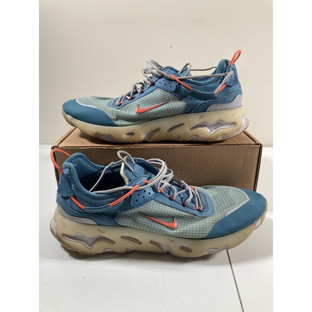 Nike React Live N.354 13 Blue Orange CV1772-401 Low Top Sneakers